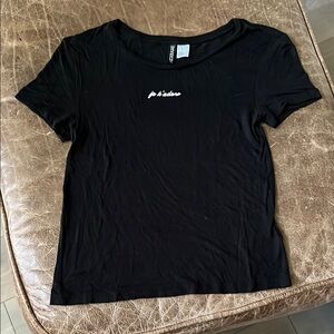 Black T-Shirt by Divided